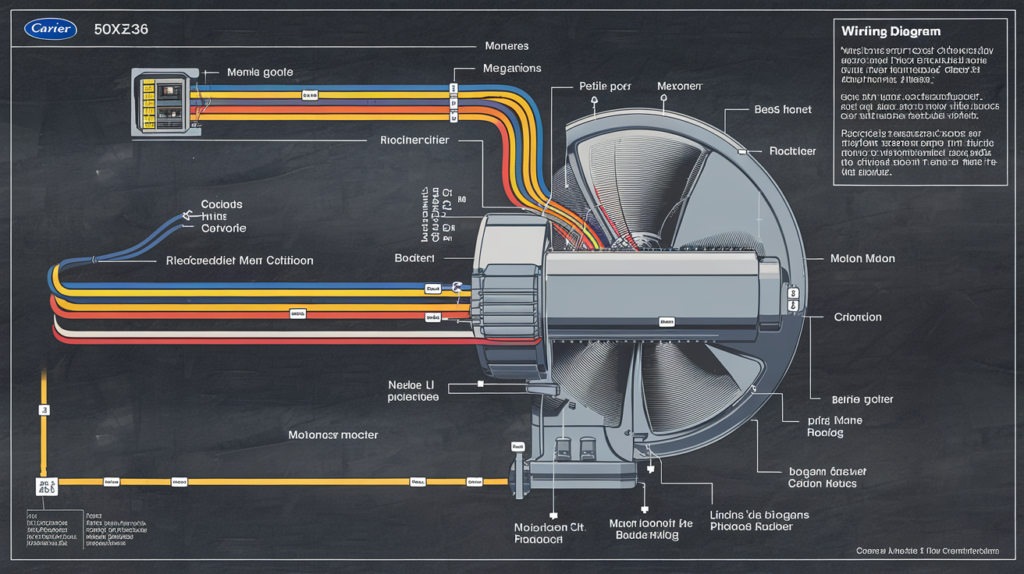 Carrier 50XZ36 blower motor wiring diagram